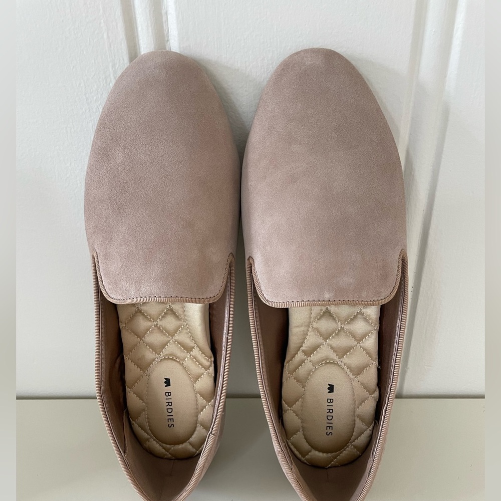 Birdies The Starling Taupe Suede